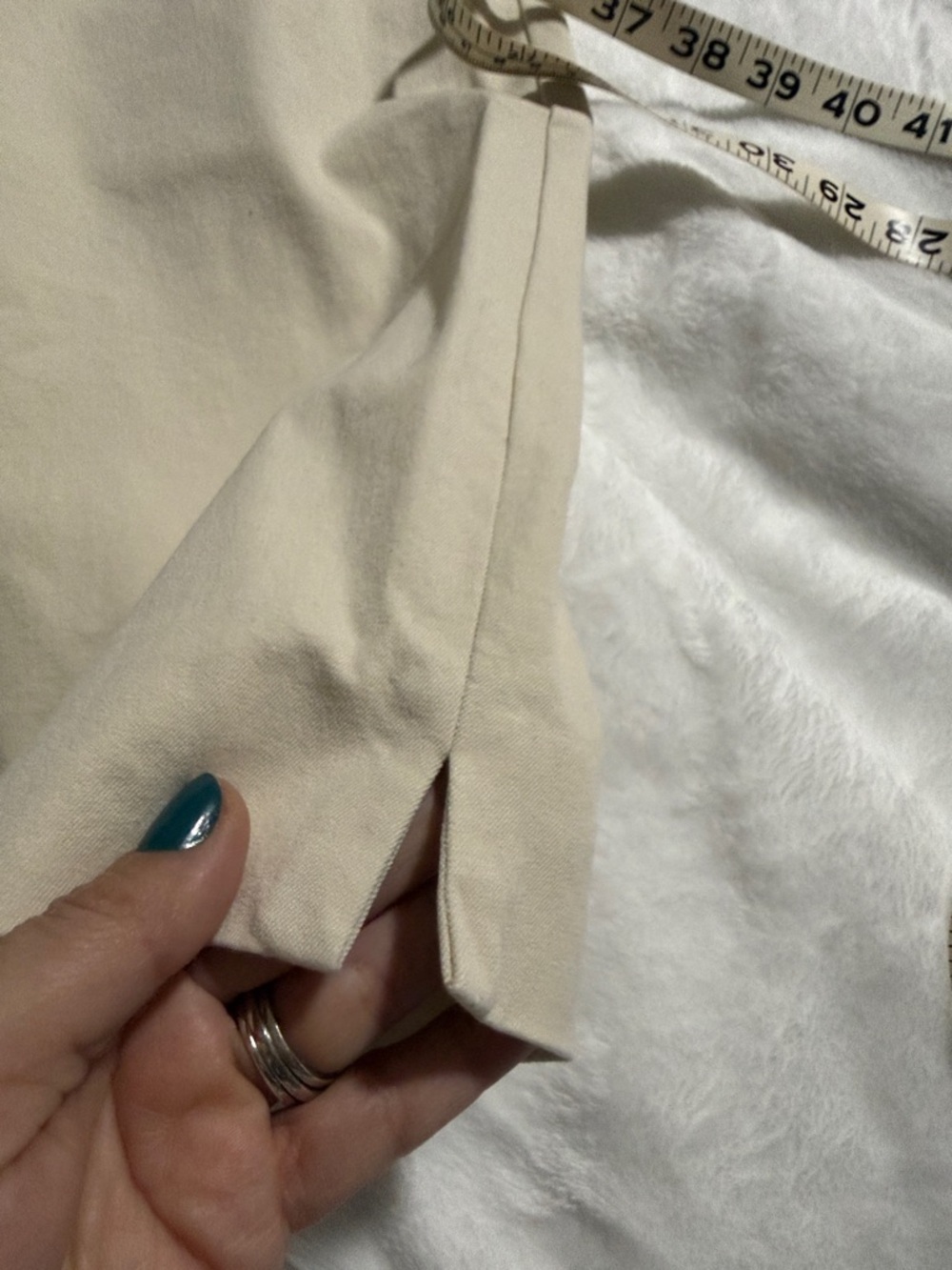 Talbots  Cream Pants - Classic Neutral - Picture 7 of 9